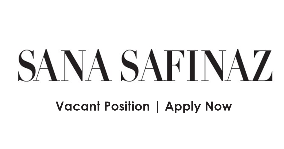 Sana Safinaz Jobs Visual Merchandiser