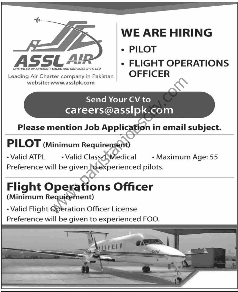 Aircraft Sales & Services Pvt Ltd Jobs July 2024 1