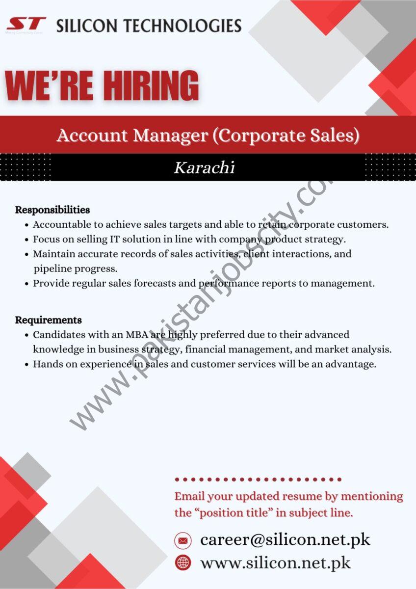 Silicon Technologies Jobs Account Manager 1