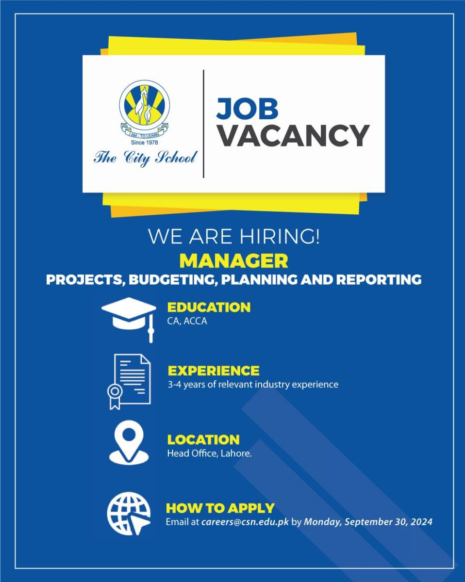 The City School Jobs Manager Projects  1