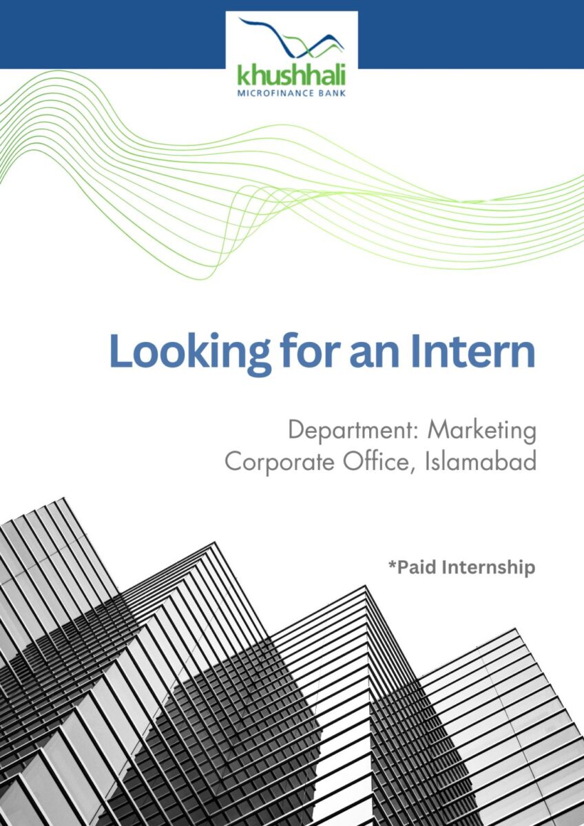 Khushhali Microfinance Bank Limited Internship December 2024 2