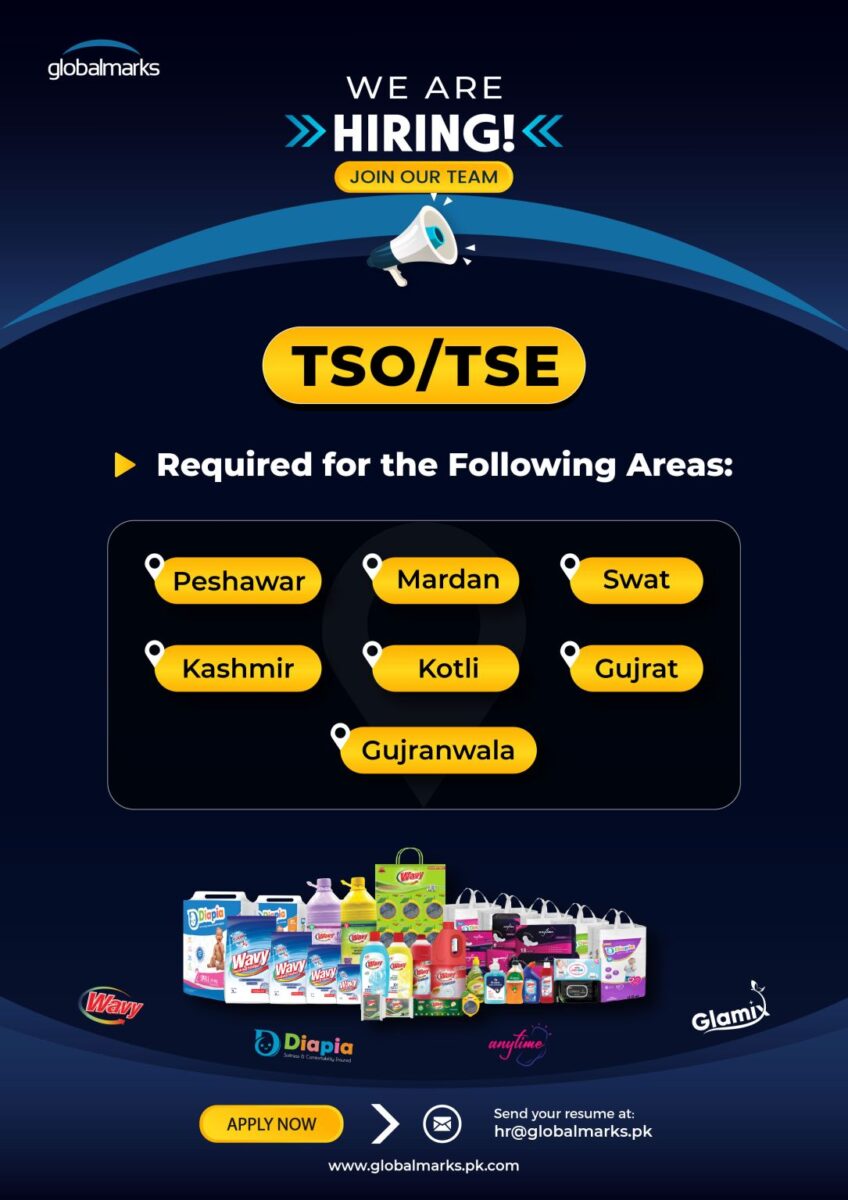 Global Marks Pvt Ltd Jobs Territory Sales Officer/Executive (TSO/TSE) 1