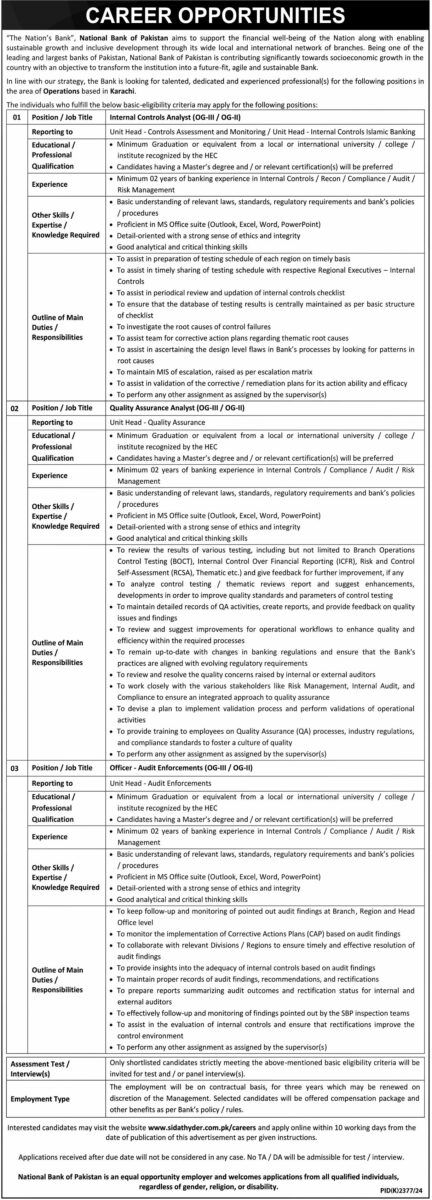 National Bank Of Pakistan NBP Jobs 02 February 2025 Express Tribune 01 1